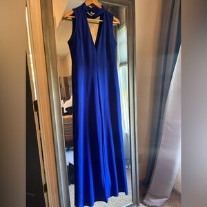 H&M Royal Blue Sexy Sleeveless Jumpsuit